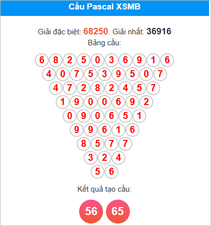 Cầu Pascale miền Bắc ngày 20/8/2025 Cầu Pascale miền Bắc ngày 20/8/2025