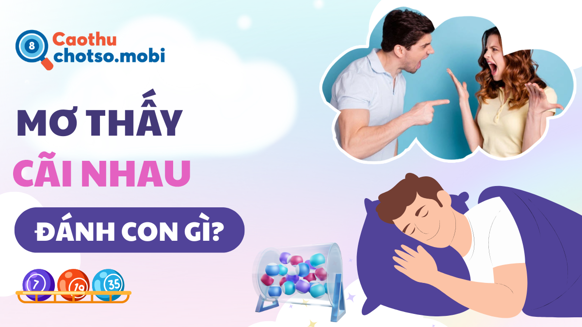 Nằm mơ thấy cãi nhau, cãi lộn đánh số bao nhiêu
