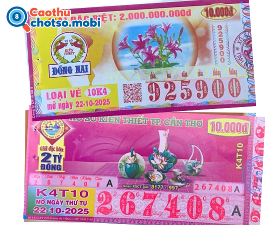 Vé số miền Nam với 6 chữ số