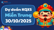 Dự Đoán XSMT 30/10 - Soi Cầu Dự Đoán xổ số miền Trung ngày 30/10/2025