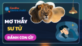 Mơ thấy sư tử: Điềm báo quyền lực, vận mệnh và con số đổi đời