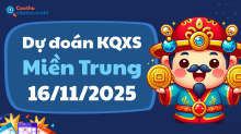Dự Đoán XSMT 16/11 - Soi Cầu Dự Đoán xổ số miền Trung ngày 16/11/2025