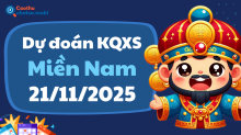 Dự Đoán XSMN 21/11 - Soi Cầu Dự Đoán xổ số miền Nam ngày 21/11/2025