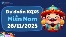 Dự Đoán XSMN 26/11 - Soi Cầu Dự Đoán xổ số miền Nam ngày 26/11/2025